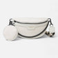 Sac banane en simili cuir à motif floral avec bandoulière et porte-monnaie