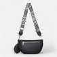 Sac banane en simili cuir à bandoulière avec porte-monnaie